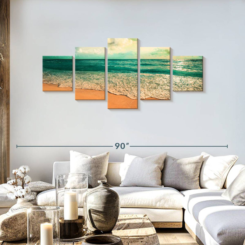 Azlin Getaway Seascape, H 30 po x l 68 po