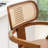 Swivel Upholstered Cane Back Bar Stools-592409349-592409353