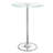 Abelia Round Glass Top Metal Base Dining Table