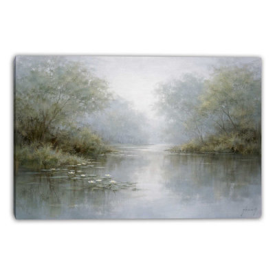 «Pale Meadow», art mural sur toile tendue