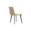 Industrial - Chaises de salle à manger en cuir de chameau 2 avec structure en métal robuste, largeur de produit de 23,2 po, poids de la base de paquet de 27,1 lb, hauteur de 33,4 po,