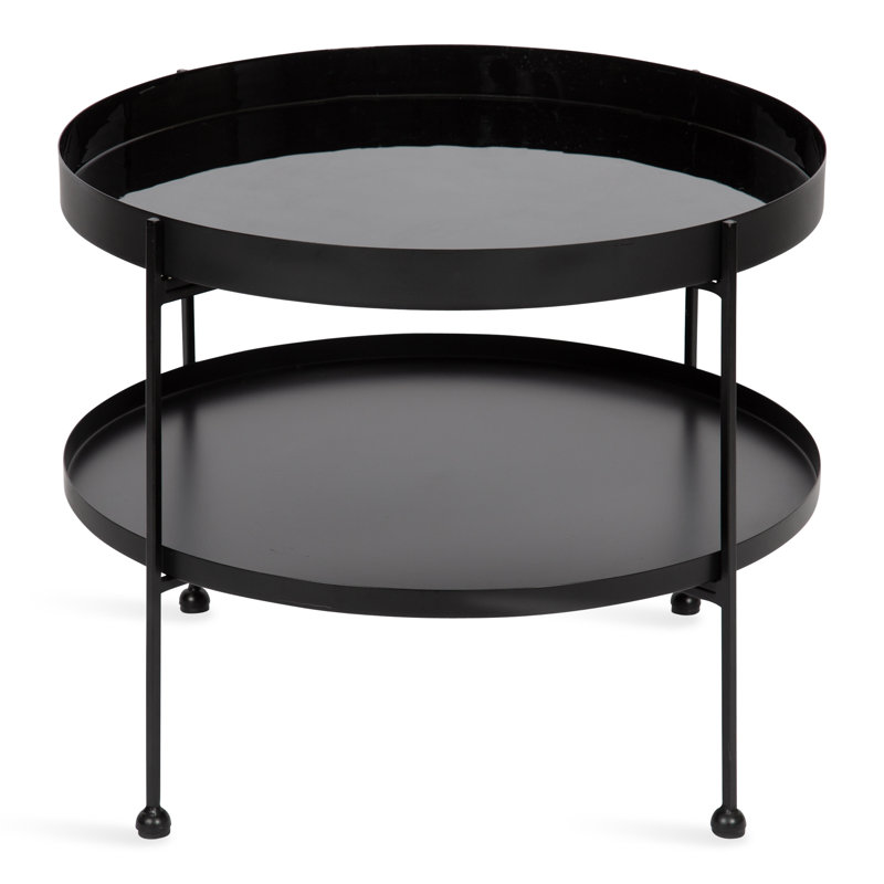 Single Coffee Table, Black, Black