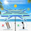 Parasol de plage pour le sable avec ancre-1065162486