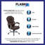  Fauteuil de bureau ergonomique pivotant à haut dossier avec siège superposé-30773517