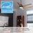 Gravity 6 - Blade Ceiling Fan with LED Light Kit and Handheld Remote and Wifi Smart Fan-90709894-84452975