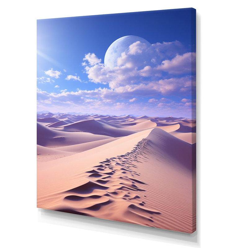 " Egypt Sahara Dreams Landscape I ", Wrapped Canvas, 40" H x 30" W x 1.5" D