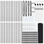 Vidaxl Fence With Posts Steel-116798068-116798052