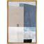 Illustration de forme abstraite de style Mid-Century bleu de style Mid-Century Polygon Collage-100707668-100707669