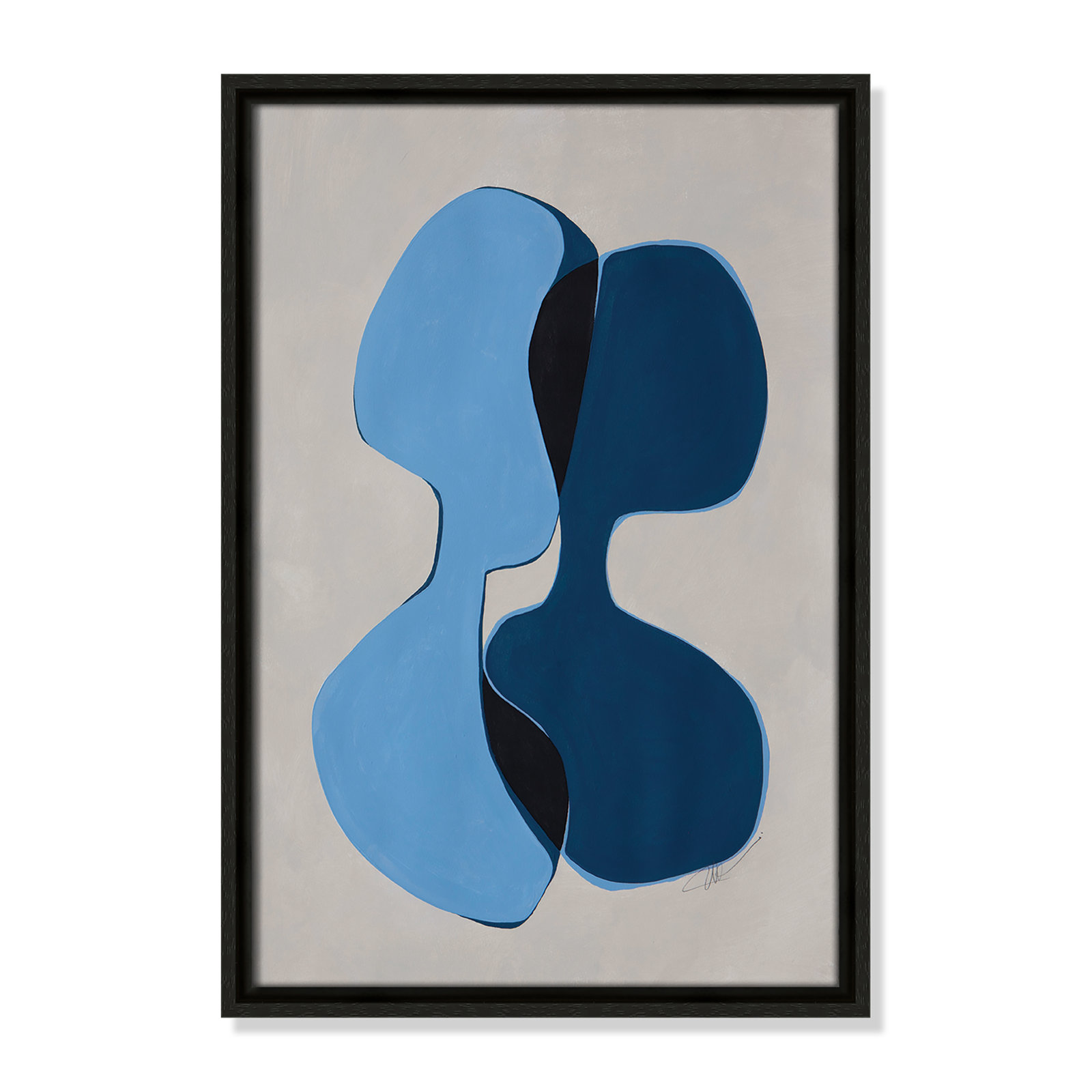 In Unity Collection "In Unity I" Print, Espresso Framed, 19.5" H x 13.5" W x 2" D