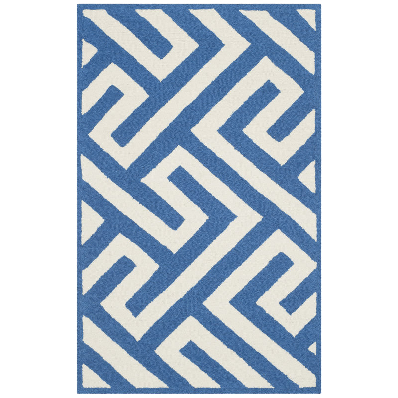 Rawlins Hand Hooked Performance Geometric Rug, Rectangle 3'6" x 5'6"
