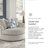 Gwenith Upholstered Swivel Accent Chair-96687521