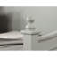 Lit de jour simple de style transitionnel avec moulures et finition blanche-1271011955