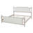 King Size Upholstered Platform Bed with Button Tufted Velvet Headboard and Solid Wood Frame