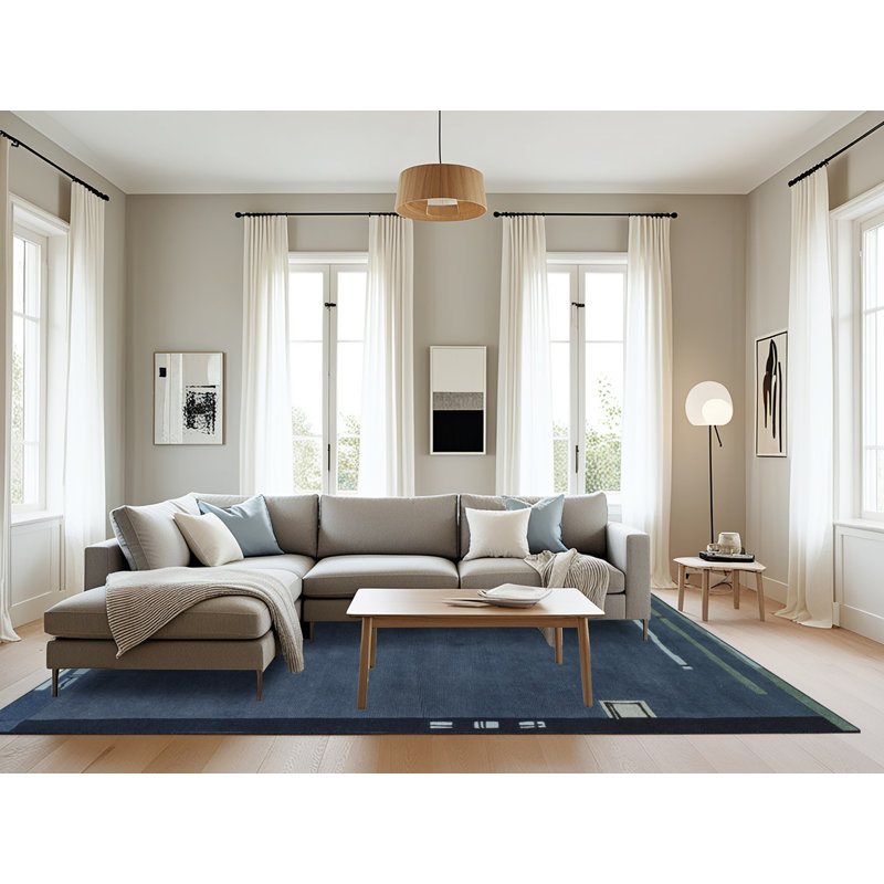 Mikylie Abstract Indoor Rug, Rectangle 8' x 12'