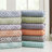 Modern Threads Oxford 6-Piece Yarn Dyed Jacquard & Solid Towel Set – 100% Cotton, Quick Dry & Absorbent Bath, Hand & Washcloths-593251418