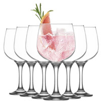 Gin Glasses Gin Tonic G&T Spanish Balloon Copa Cocktail Glass, 645ml - Set  of 24