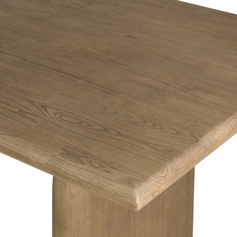 Sorrento Solid Wood Dining Table, 30” H x 106” L x 39” W
