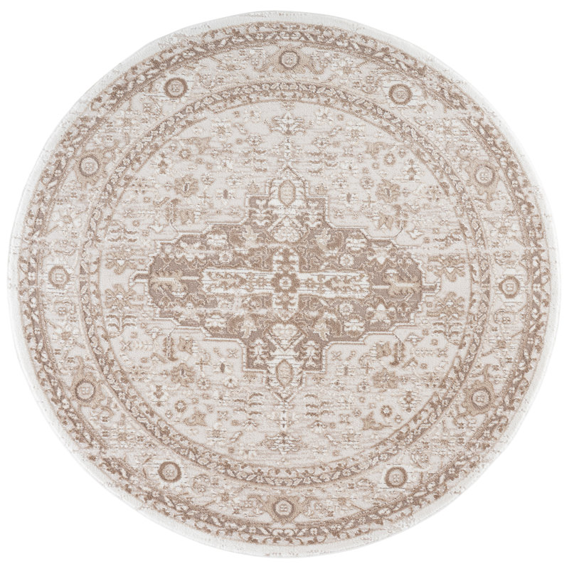 Lunara 314 Performance Oriental Rug, 6'-7" X 6'-7" Round