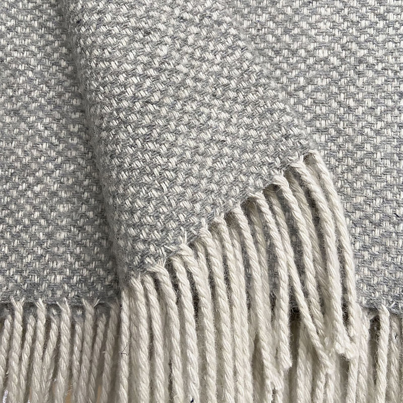 Wool Telluride Throw, Gray