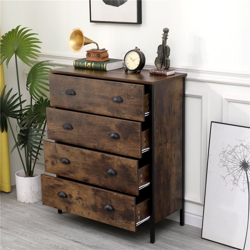 Algonquin 79cm W 4 - Drawer Chest of Drawers