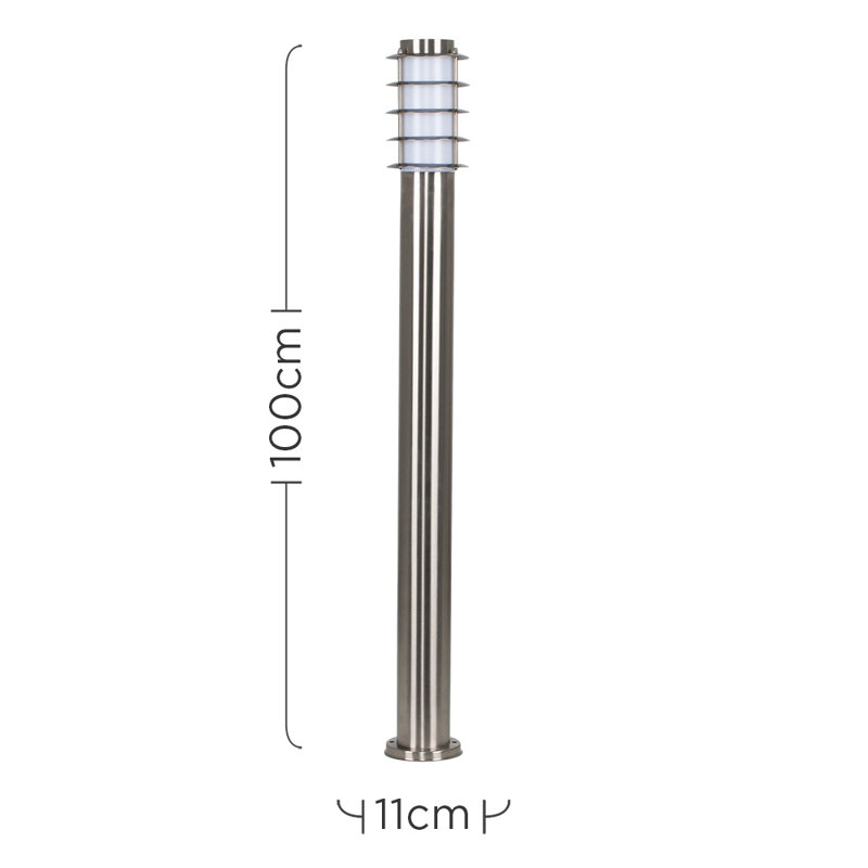 New Canaan Bollards, LED Bulbs