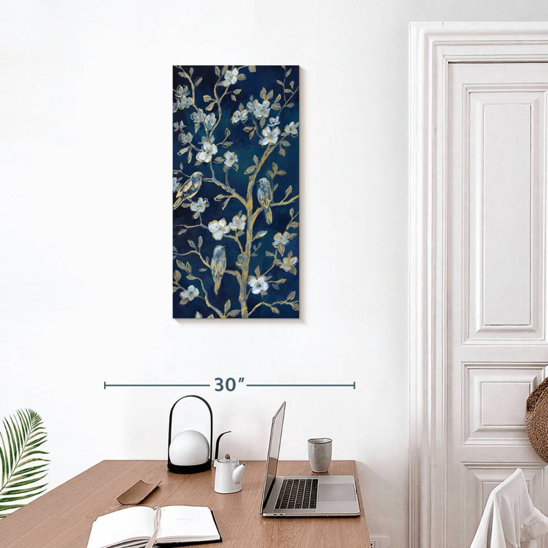 Indigo Spring I, 30" H x 15" W