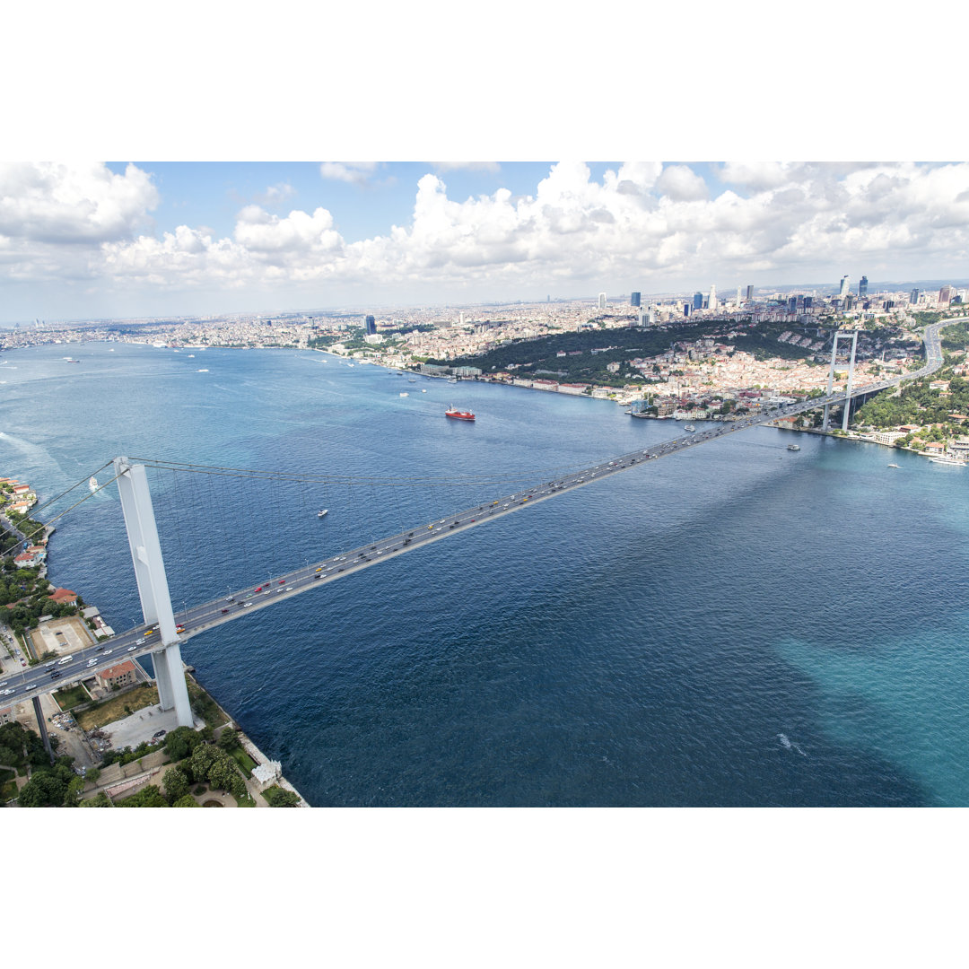 Bosporus-Brücke - Kunstdrucke auf Leinwand ohne Rahmen