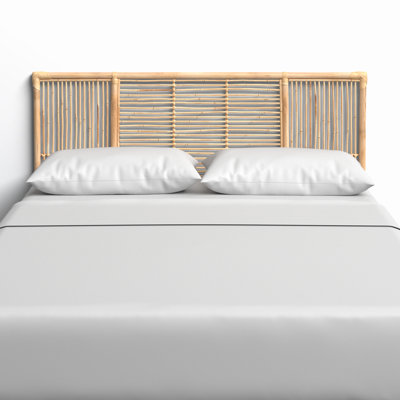 Lita Full / Double Wicker/Rattan Open-Frame Headboard by Birch Lane