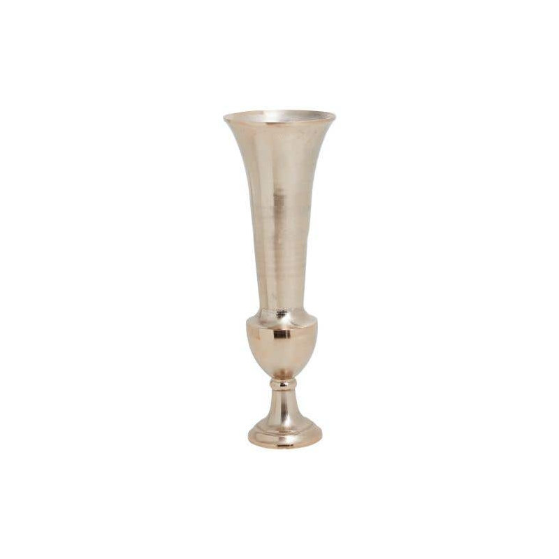 Vase de table en métal Arterburn, H 39,25 po x l 13 po x P 13 po