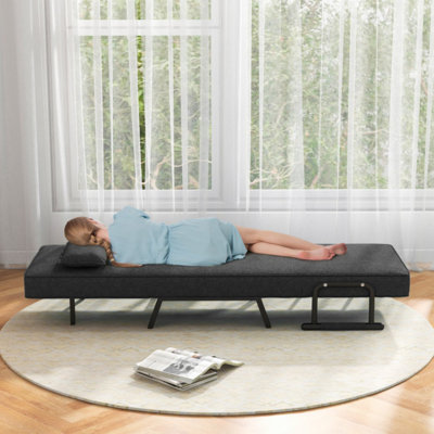 Canapé-lit pliant convertible à 6 positions avec fauteuil et coussin