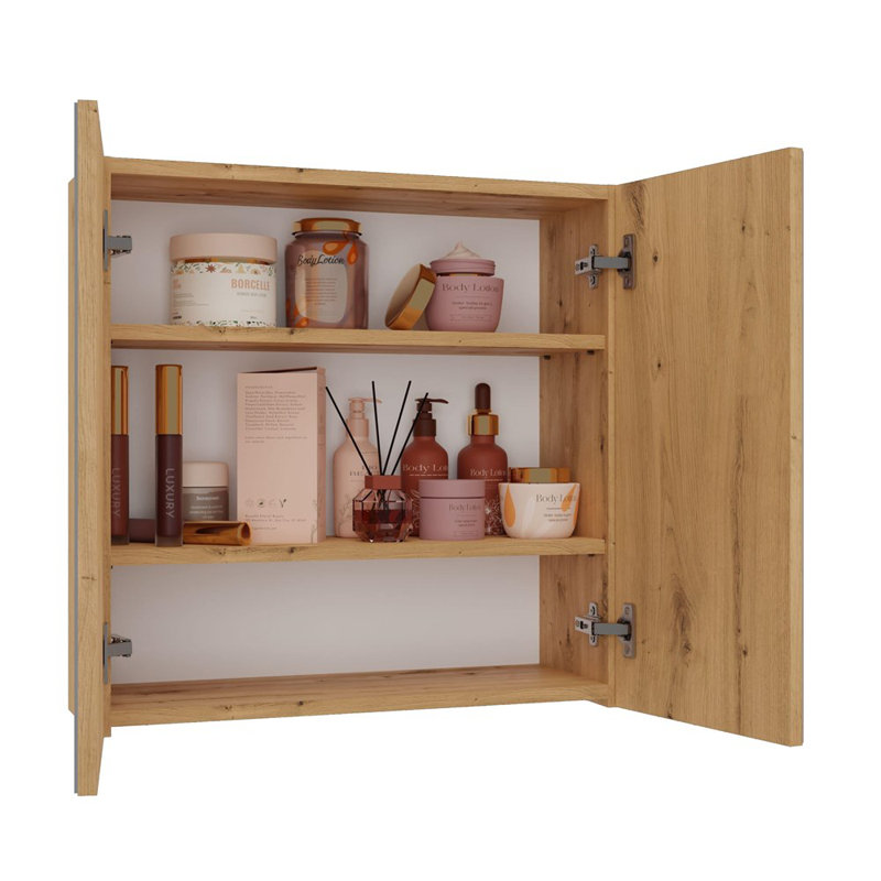 Sheridon Laminate Bathroom Cabinet, Brown