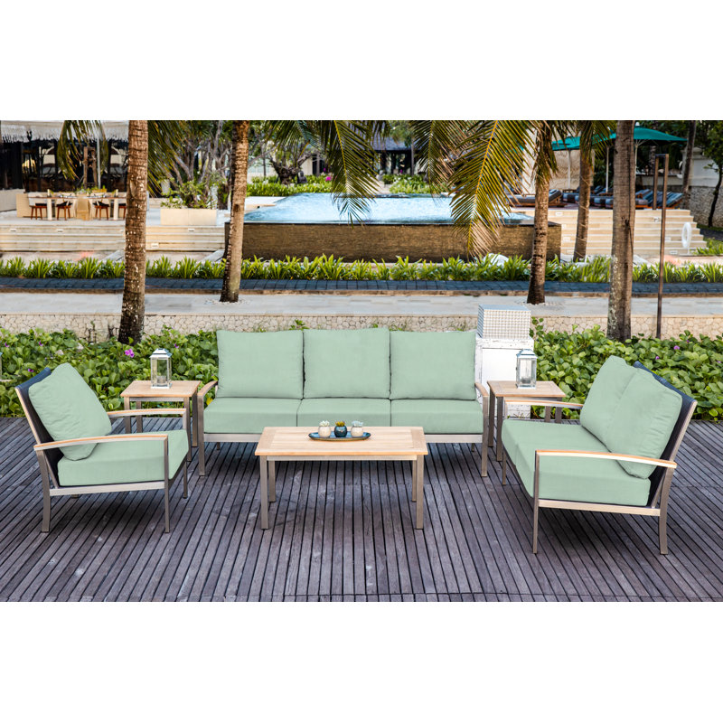 Avanti Stainless Steel Sling Outdoor Deep Seating 2 - Seater, Spa