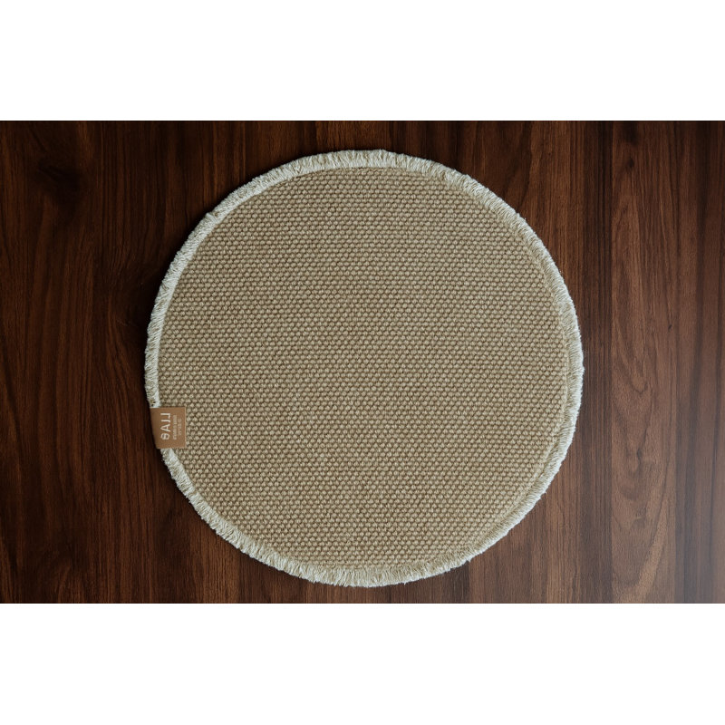 Ensemble de 4 napperons en coton Bali, 15 po, disponible en 8 couleurs, 100% coton, Beige