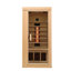Belfry Bathroom Pondella 1 - Person Bluetooth Compatible FAR Infrared Sauna with Remote Control in Hemlock