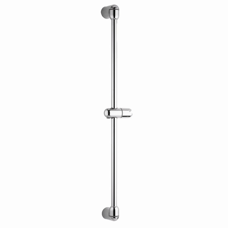 Universal Slide Wall/Shower  Bar, Chrome, 36"