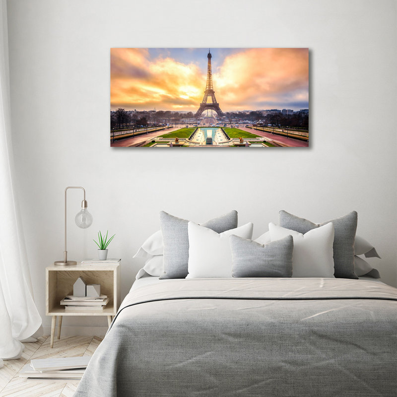 Eiffel Tower Paris - Wrapped Canvas Print