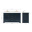 Meuble-lavabo double avec plateau Abshire 61-93359466
