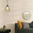 Quietwood 1 - Light Antique Bronze Caged Pendant