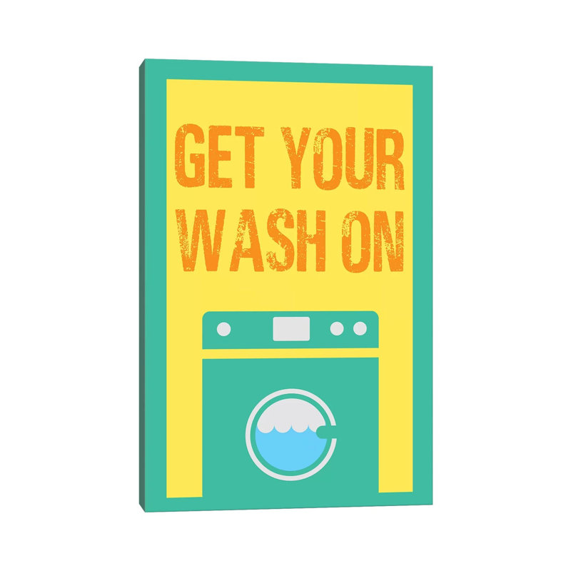 Get Your Wash On by SD Graphics Studio - Wrapped Canvas Gallery-Wrapped Canvas Giclée, 20.32 cm H x 30.48 cm W