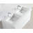 Dowell 49'' Rectangular Drop-In Double Bathroom Vanity Top with Sink and Overflow-74367423