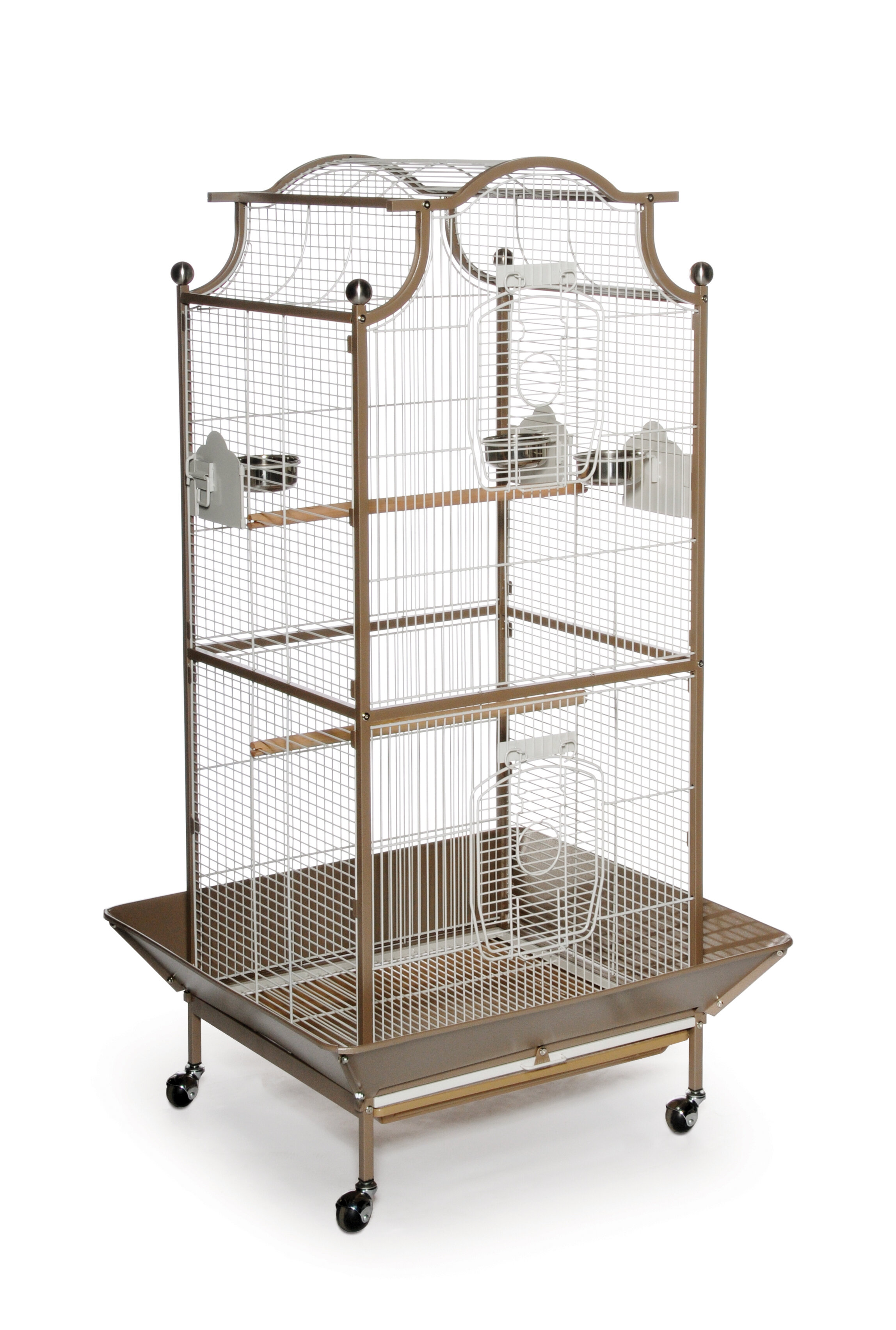 58.5 Victorian Top Floor Bird Cage with Wheels