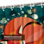 Sleeping Cute Fox Floral Branches Shower Curtain with 12 Hooks-1523157915