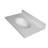 31" Single Bathroom Vanity Top in White with Sink