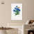 White Floater Framed