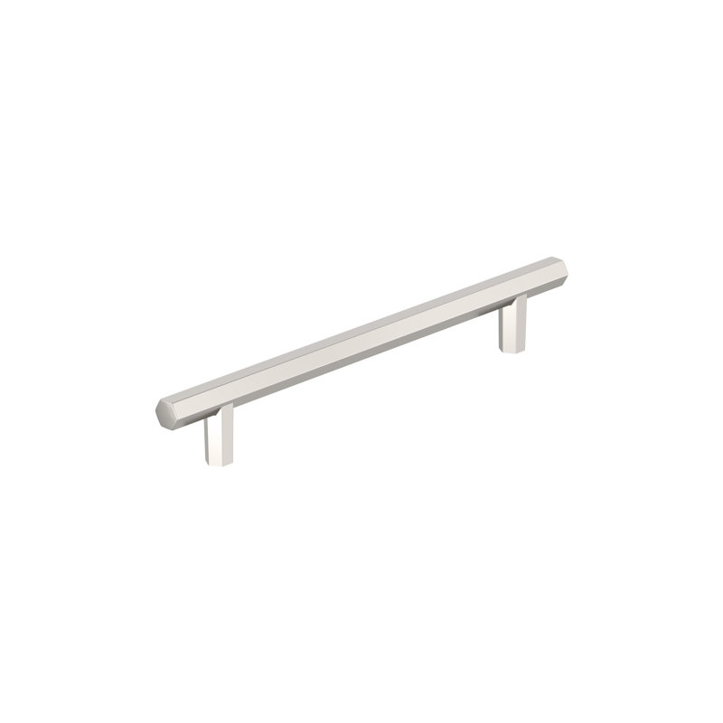Caliber Bar Pull, 6 5/16", Polished Nickel