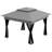 Quick-setup Metal Pop-up Shelter For Garden And Backyard Events