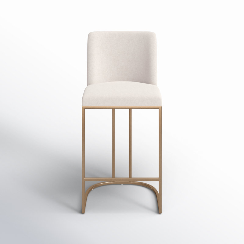 Rayla Upholstered Stool with Metal Frame