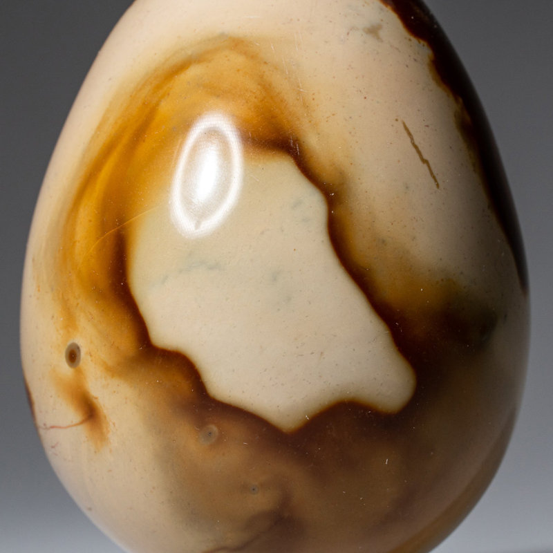Genuine Polished Polychrome Egg from Madagascar (0.85 Lbs)
