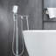 Robinet de baignoire autoportant à fixation au sol à poignée simple Forious®-99083438