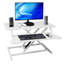 Bureau pour ordinateur portable à hauteur ajustable, station de travail assis-debout réglable avec plateau à clavier-384996951